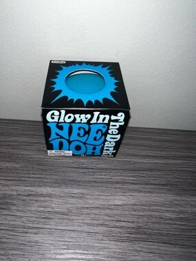 Glow-In-The-Dark NeeDoh Stress Ball - Blue